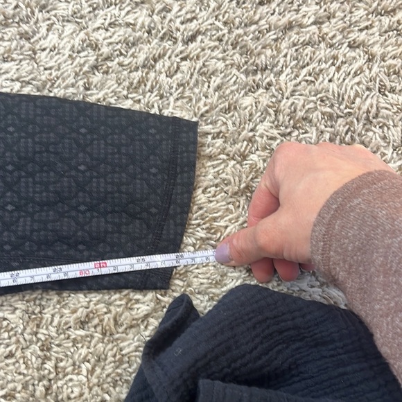 Prana Black Print Leggings size medium - Picture 5 of 12